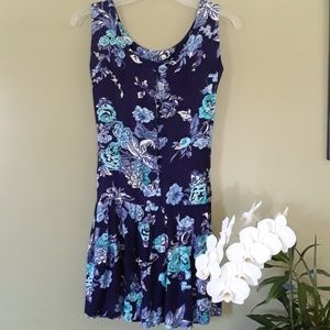 Spring floral pattern dress by Donna Ricco
